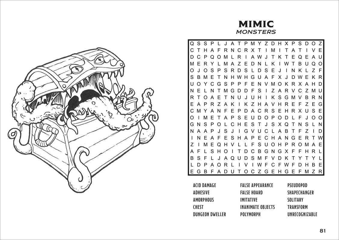 Dungeons & Dragons Word Search and Coloring by Editors of Thunder Bay Press