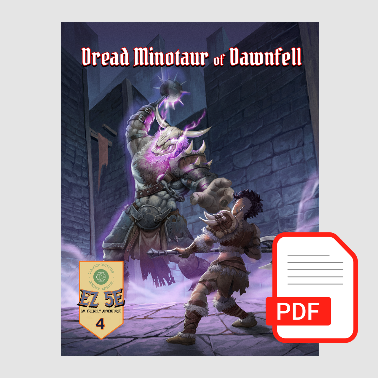 Dread Minotaur of Dawnfell D&D 5e PDF