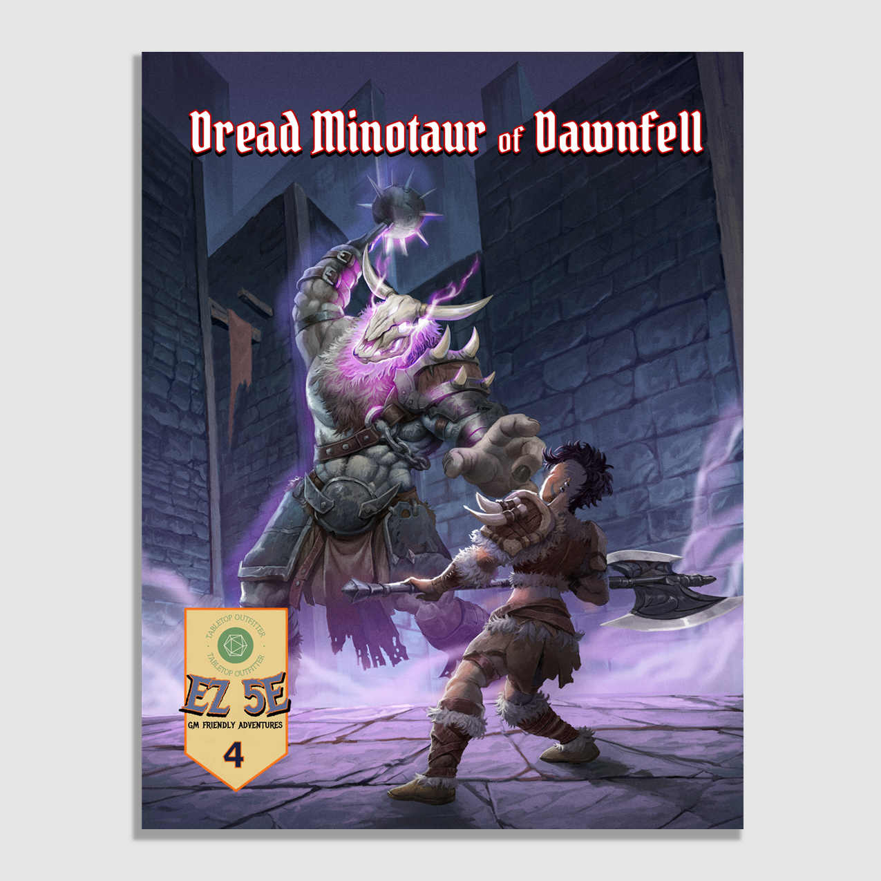 Dread Minotaur D&D 5e Softcover Book