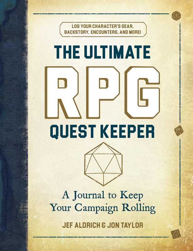 Ultimate RPG Quest Keeper by Jef Aldrich