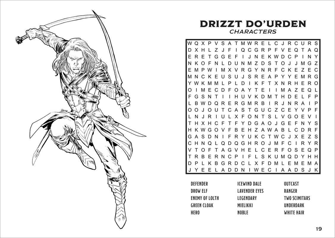 Dungeons & Dragons Word Search and Coloring by Editors of Thunder Bay Press